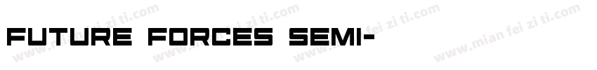 Future Forces Semi字体转换